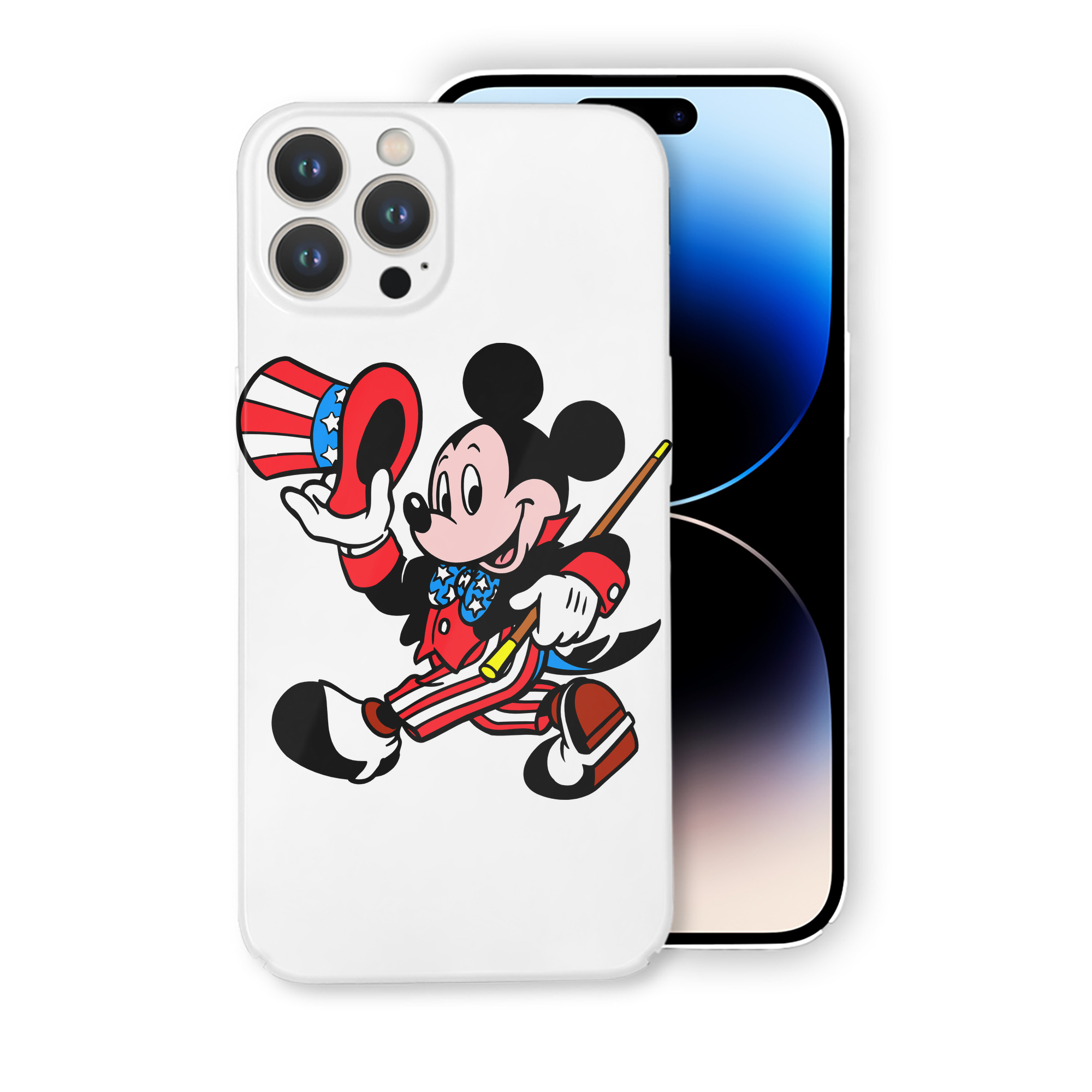 （画像用） ミッキーマウス Mickey Mouse 【iPhone 14シリーズ対応】ハードケース